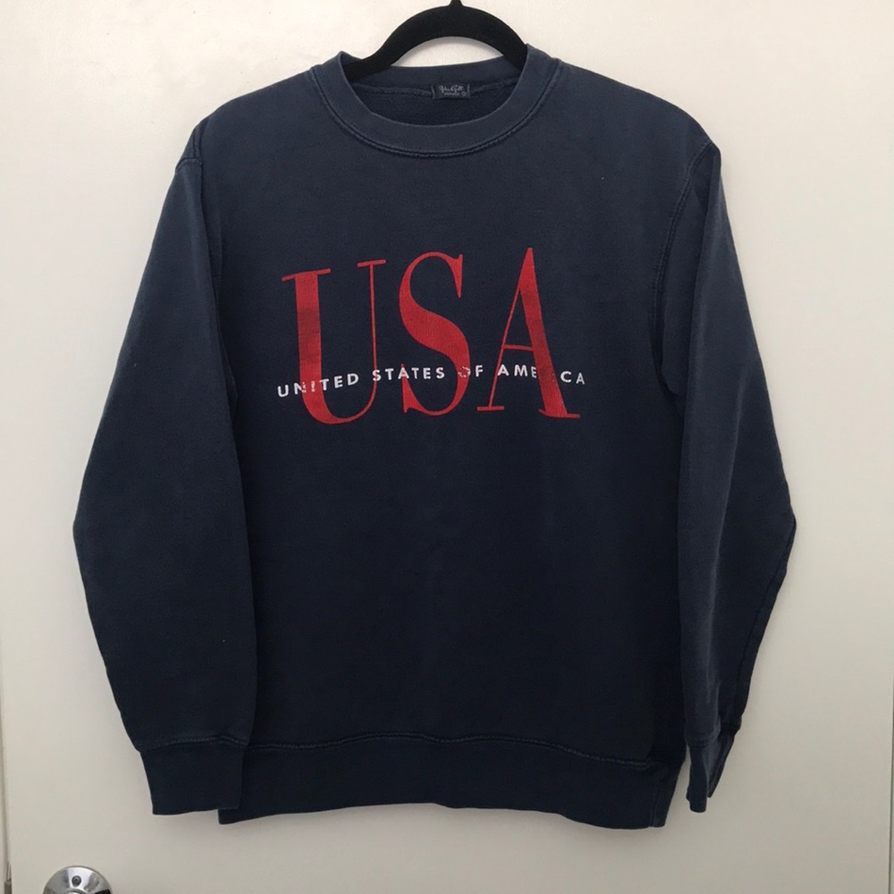 John Galt Brandy Melville navy USA Sweater OS